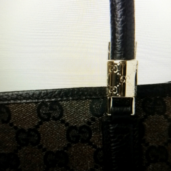 Gucci Monogram Tote Dark Brown - Picture 12 of 12
